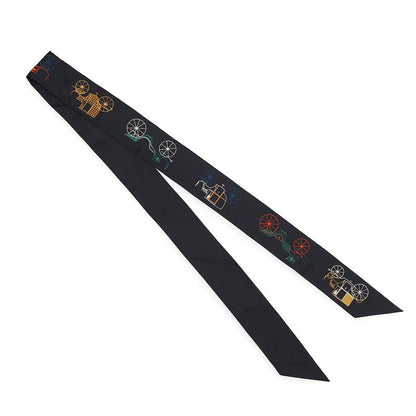 Hermes Scarf Twilly Long a Toute Berline Silk Fall/winter