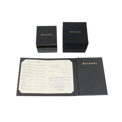 Bvlgari Ring Band 18K Pink Gold White Ceramic 54