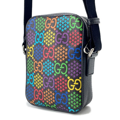 Gucci Shoulder Bag GG Psychedelic Black Black Multicolor