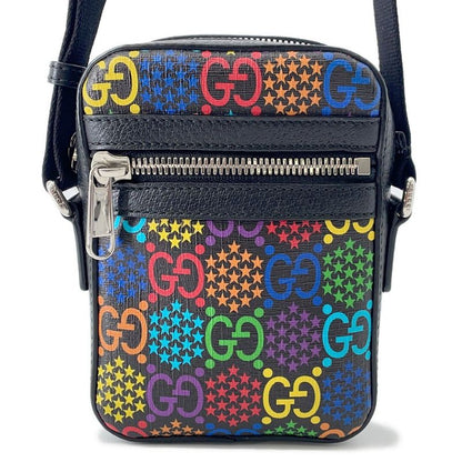 Gucci Shoulder Bag GG Psychedelic Black Black Multicolor