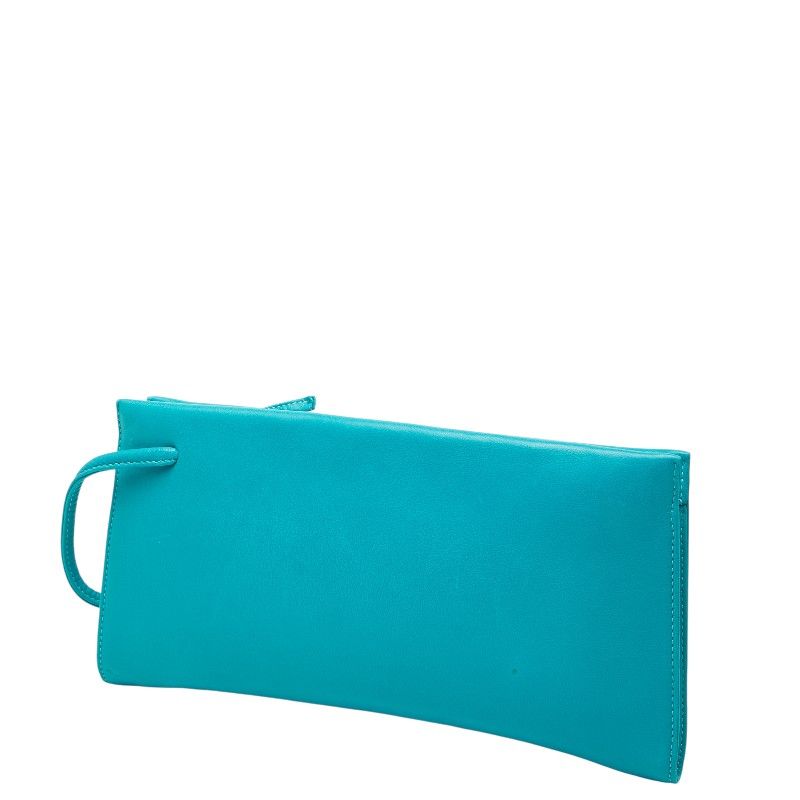 Loewe Logo Blue Green Leather