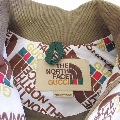Gucci the North Face Collaboration Web Print Bomber Jacket