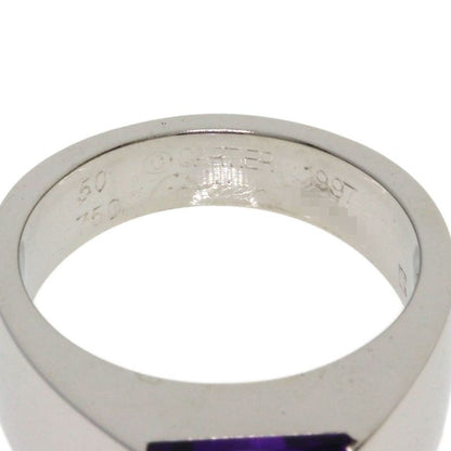 Cartier Tank Amethyst 50 Ring 18K White Gold