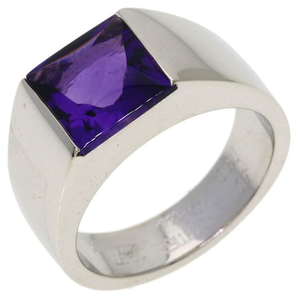 Cartier Tank Amethyst 50 Ring 18K White Gold