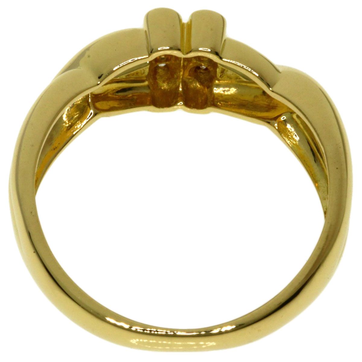 Dior Diamond Ring 18K Yellow Gold