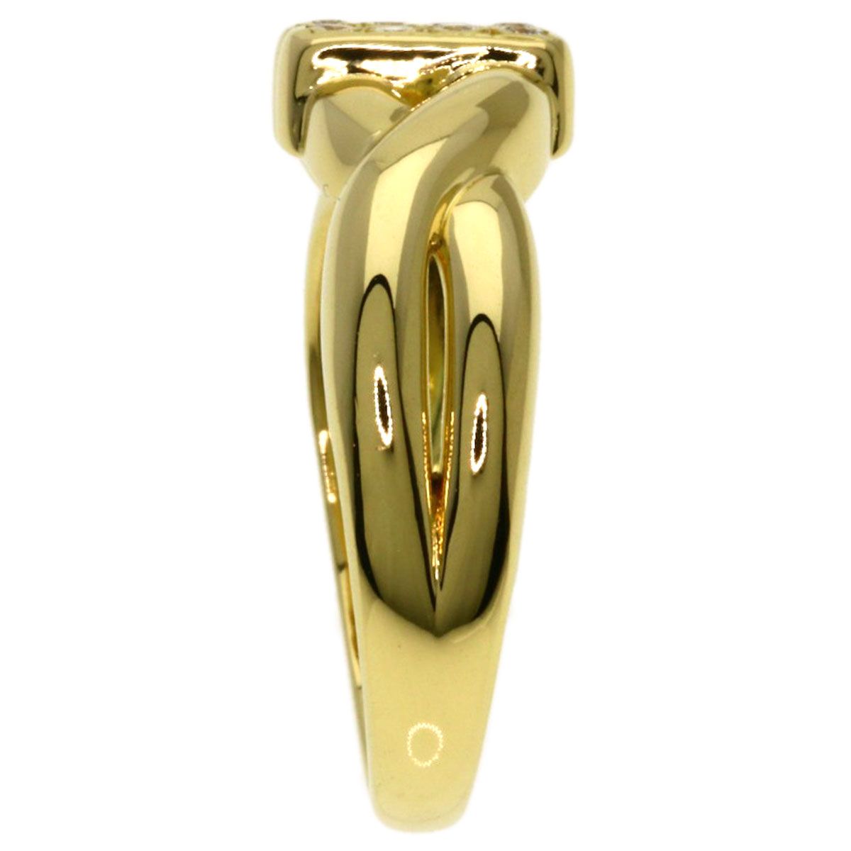 Dior Diamond Ring 18K Yellow Gold