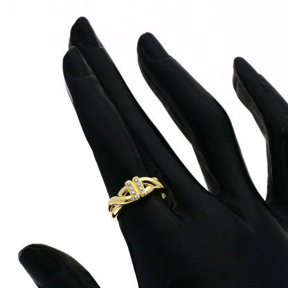 Dior Diamond Ring 18K Yellow Gold