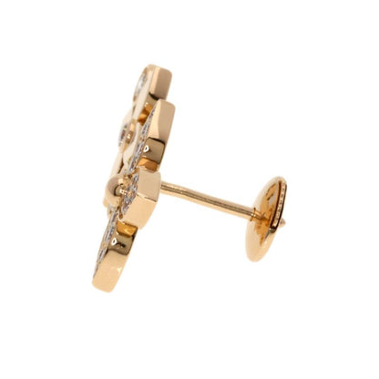 Louis Vuitton Star Blossom Double Diamond Right Ear Earrings 18K Pink Gold