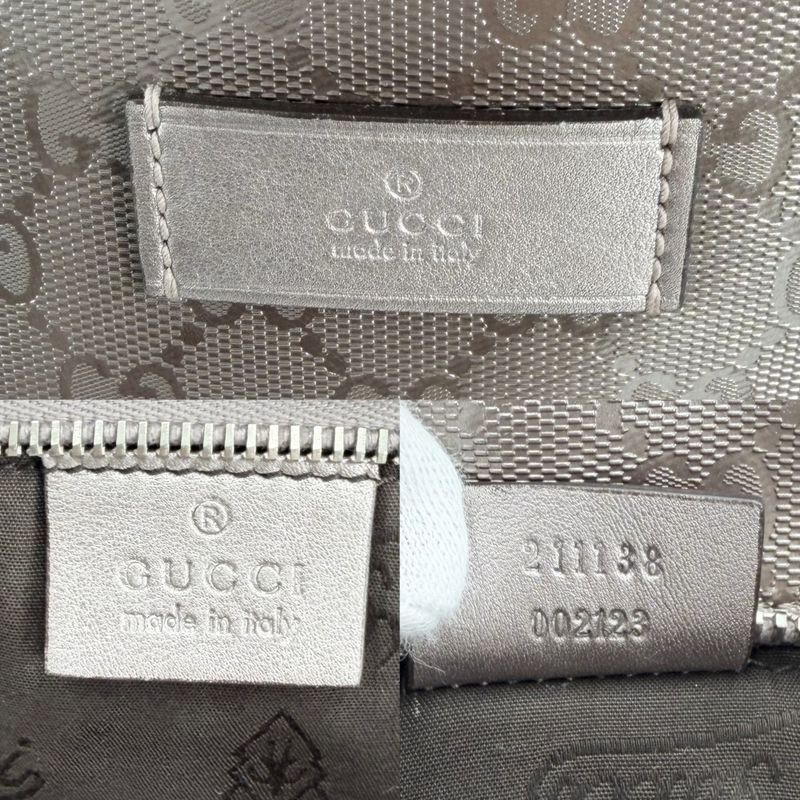 Gucci Tote GG Supreme Handbag All Over Pattern