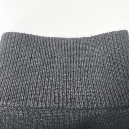 Celine Knit Triomphe Trucker Sweater Half Zip Logo Top L