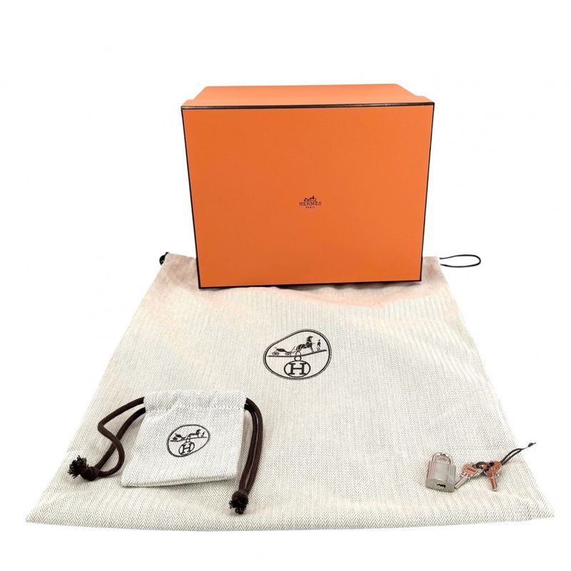 Hermes Handbag Picotin Lock PM Leather Ivory Silver