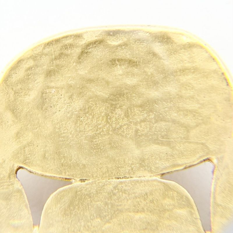 Chanel Brooch CC Logo Vintage Gold Plated Silver