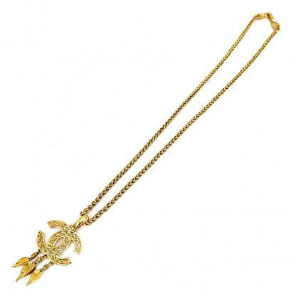 Chanel Necklace CC Logo Long Swing Vintage