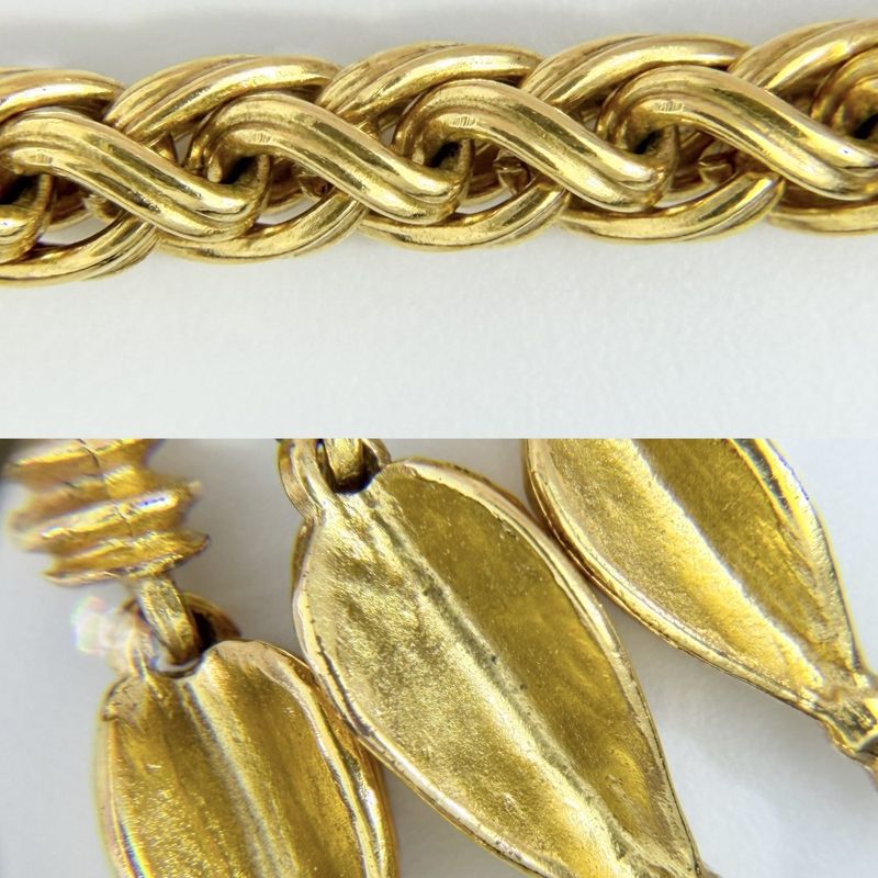 Chanel Necklace CC Logo Long Swing Vintage