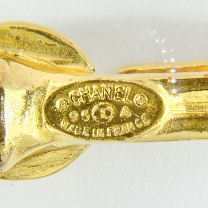Chanel Necklace CC Logo Long Swing Vintage