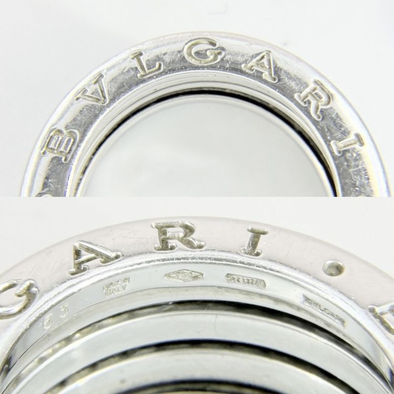 Bvlgari Ring B-zero One Ring 18K WG Band Logo