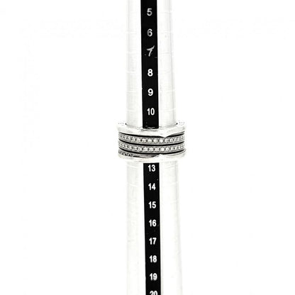 Bvlgari Ring B-zero One Ring 18K WG Band Logo