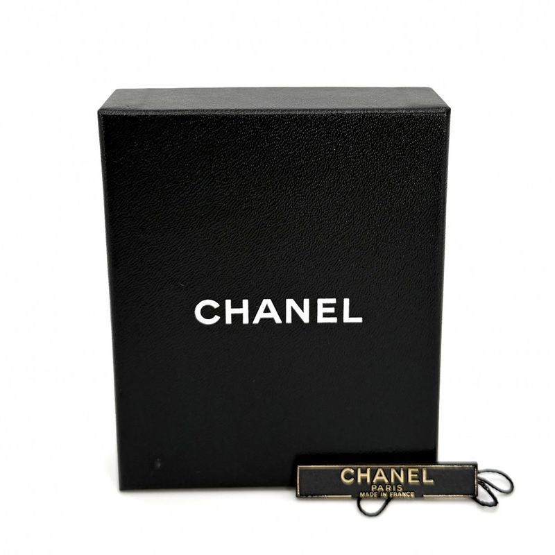 Chanel Brooch Logo CC Logo Vintage Gold Plated