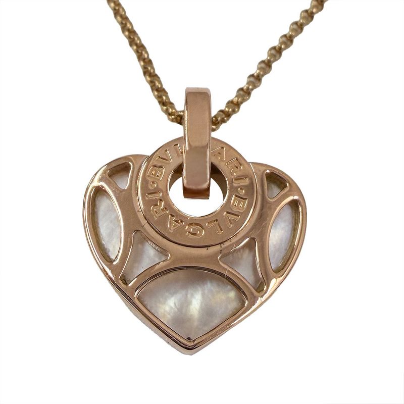 Bvlgari Quarre Necklace Pink