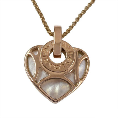 Bvlgari Quarre Necklace Pink