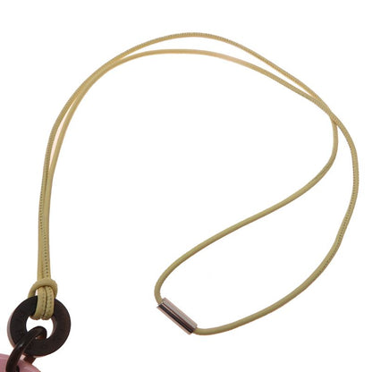 Hermes Necklace Leather Yellow