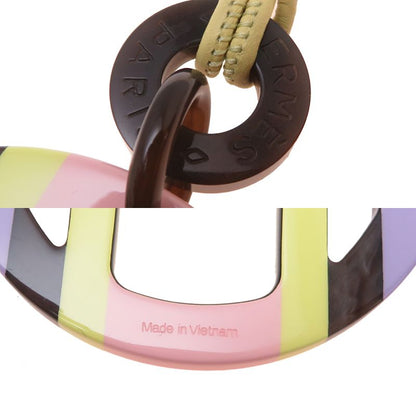Hermes Necklace Leather Yellow