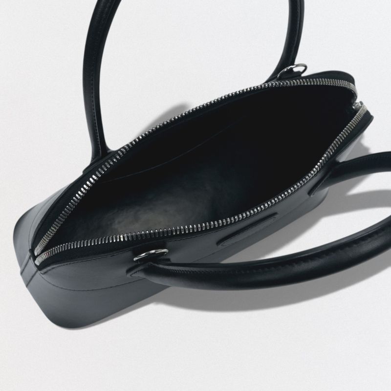 Hermes Bolide 27 Tote Shoulder Bag Box Calf Noir Black