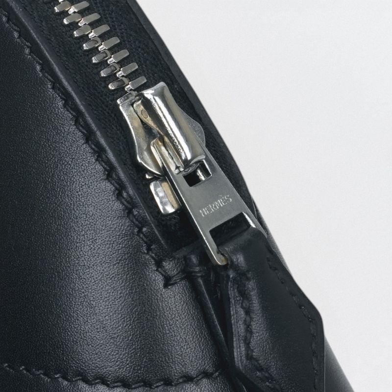 Hermes Bolide 27 Tote Shoulder Bag Box Calf Noir Black