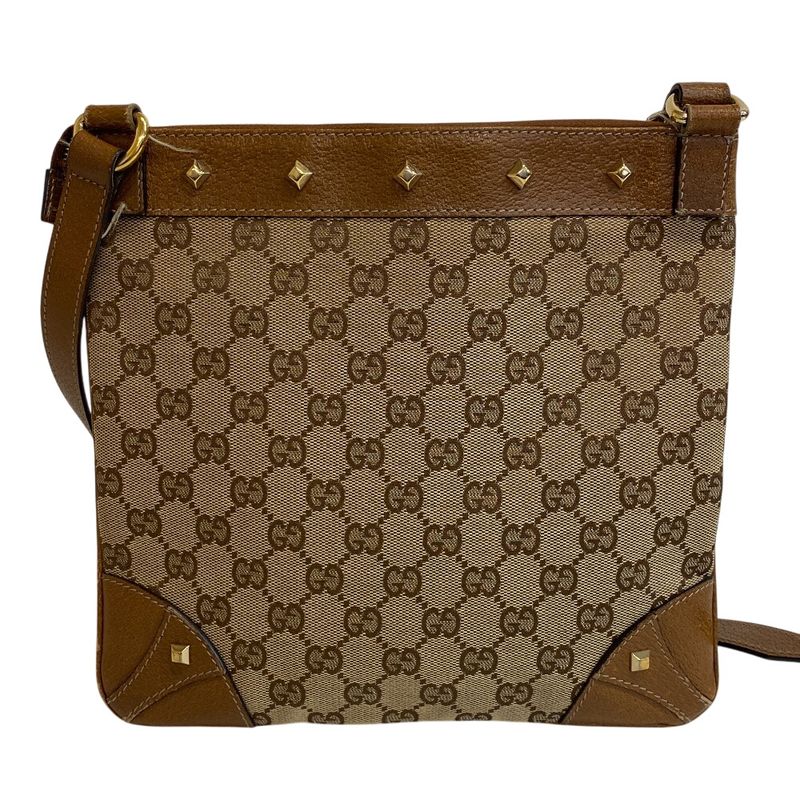 Gucci Studded Crossbody Shoulder Bag