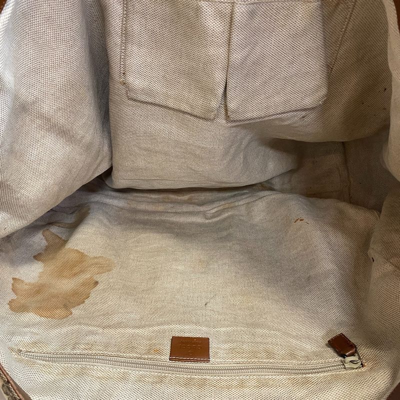 Gucci Tote Canvas Brown