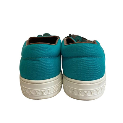 Louis Vuitton Tassel Sneakers Slip Ons Turquoise