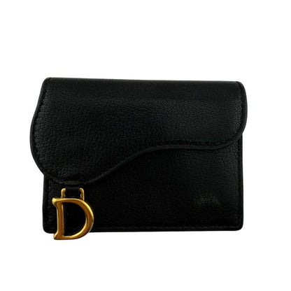Dior Compact Wallet Saddle Trifold