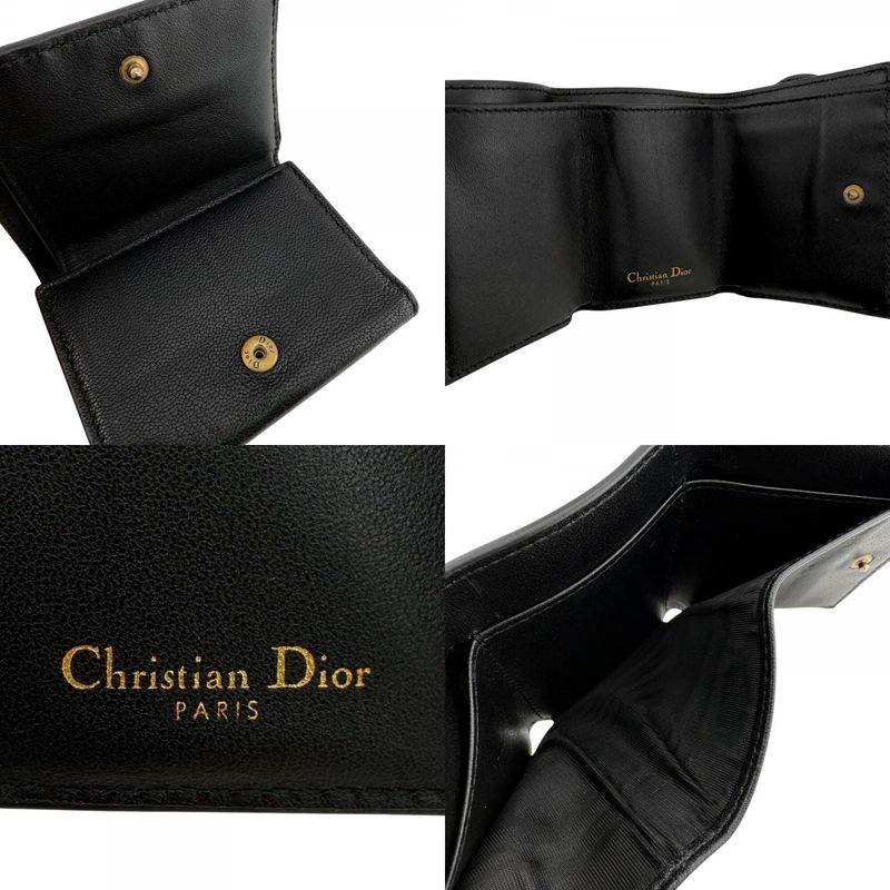 Dior Compact Wallet Saddle Trifold