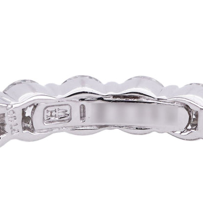 Harry Winston Round Bar Set Ring Full Eternity Ring Classic Diamond Band