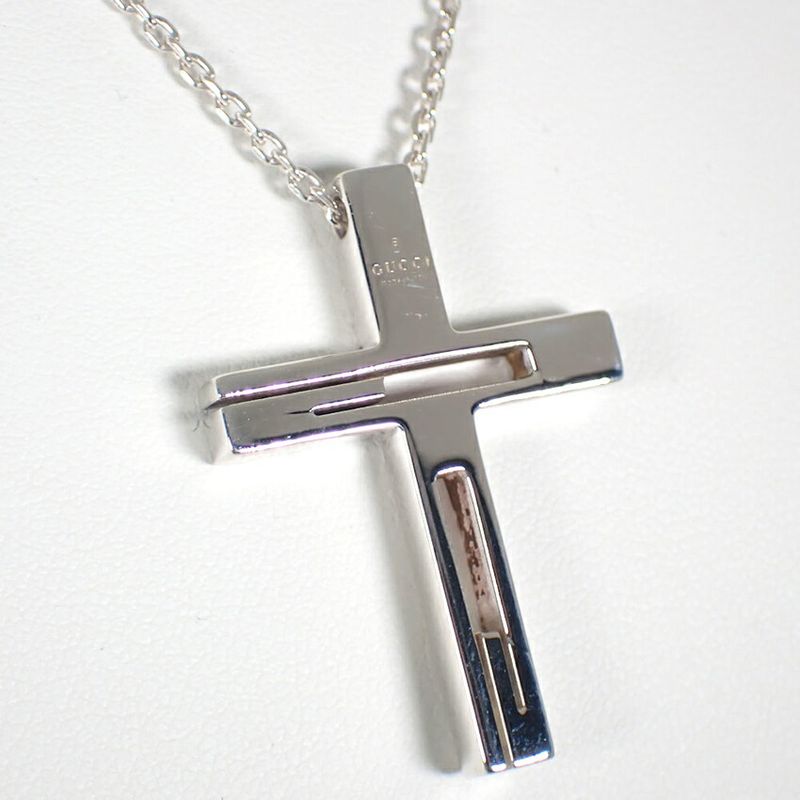 Gucci 925 Cross Necklace Pendant