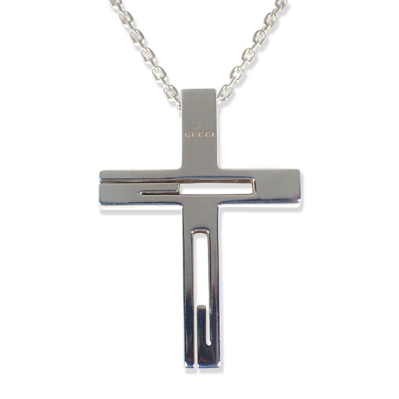 Gucci 925 Cross Necklace Pendant