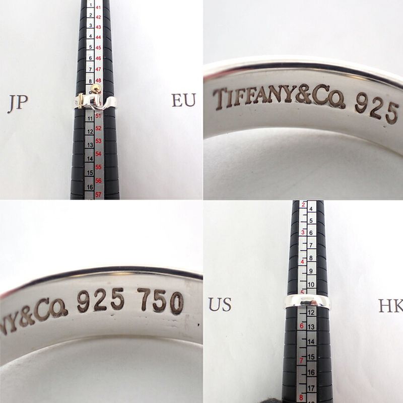 Tiffany & Co. 925 750 Hook Eye Ring