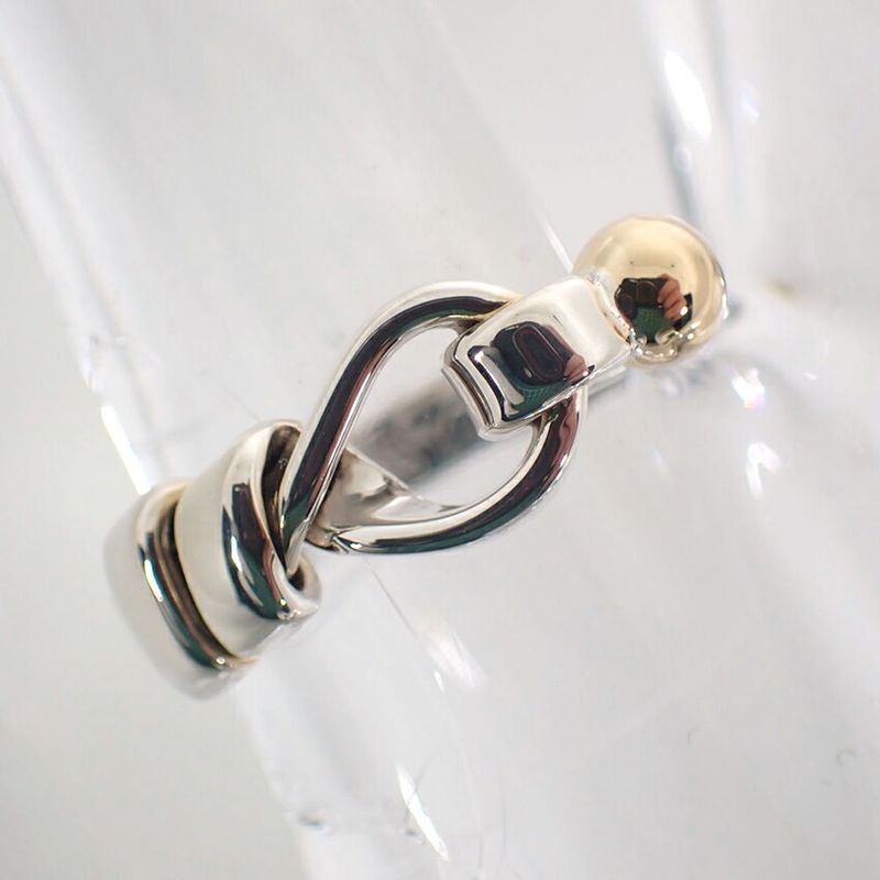 Tiffany & Co. 925 750 Hook Eye Ring