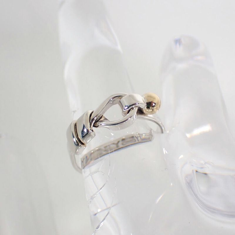 Tiffany & Co. 925 750 Hook Eye Ring