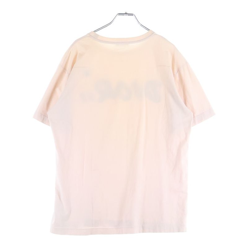 Dior Kaws Bee Logo Tee Kaws Bee Embroidery Short Sleeve T-Shirt Pink