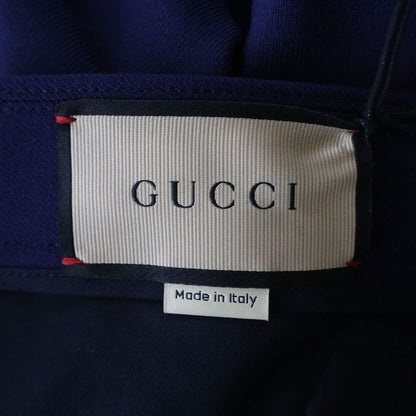 Gucci Cinch Back No Tuck Slacks Pants Trousers Navy