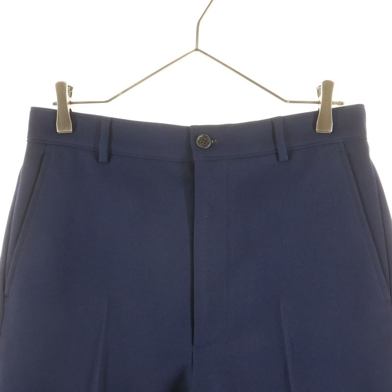 Gucci Cinch Back No Tuck Slacks Pants Trousers Navy