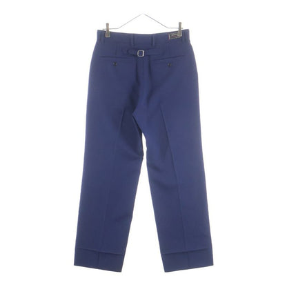 Gucci Cinch Back No Tuck Slacks Pants Trousers Navy