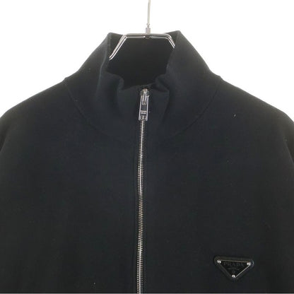 Prada Super Fine Ulka Digan with Zip Up Knit Black