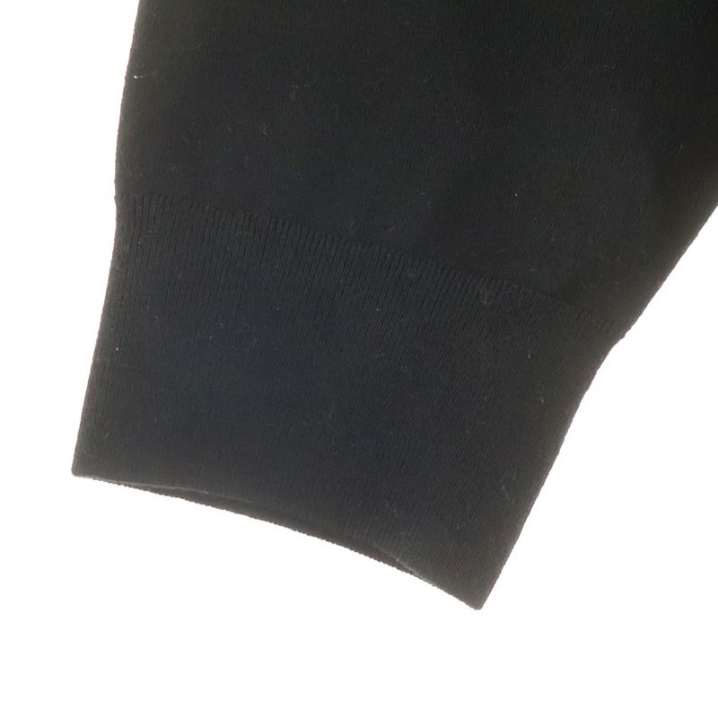 Prada Super Fine Ulka Digan with Zip Up Knit Black