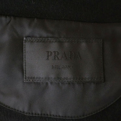 Prada Super Fine Ulka Digan with Zip Up Knit Black