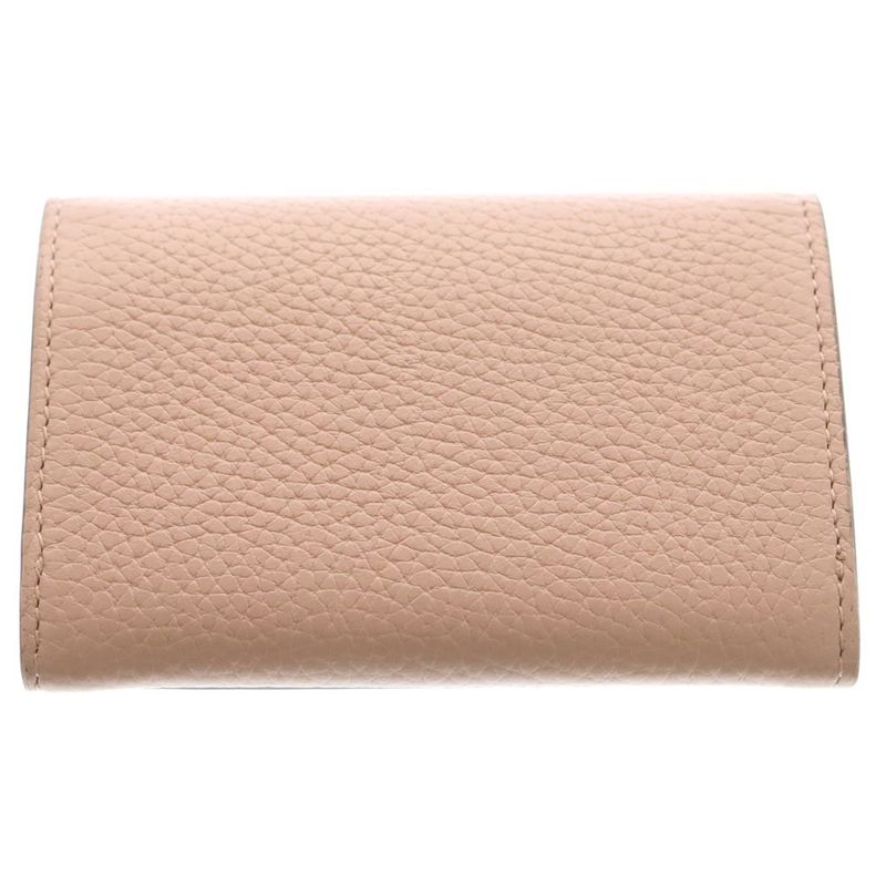 Gucci Horsebit Leather Compact Wallet Pink