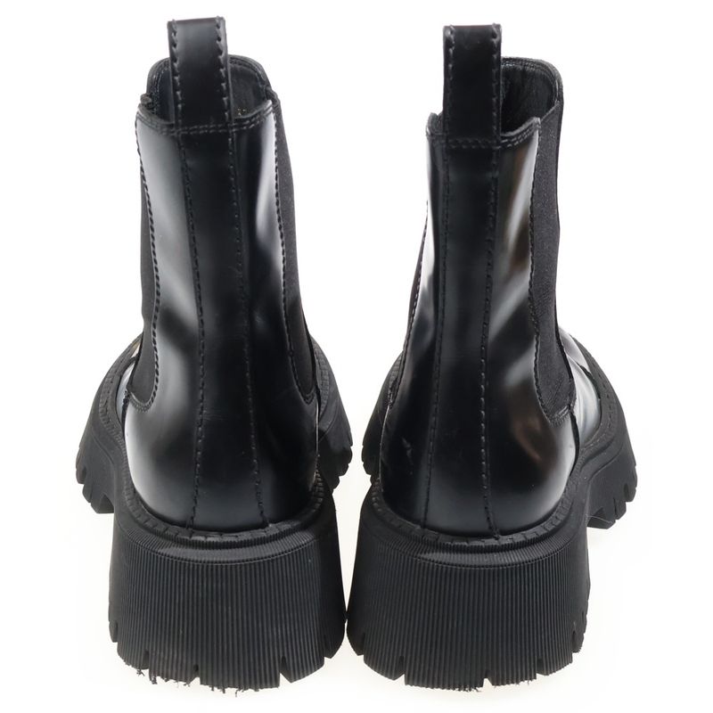 Balenciaga Tractor Bootie Boots Black