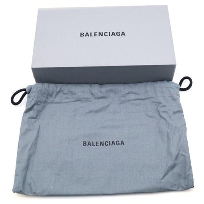 Balenciaga Continental Wallet Zip Around Black Leather