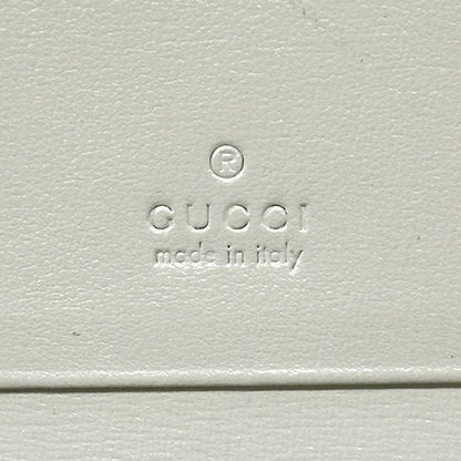 Gucci Wallet New Jackie Bifold Wallet Leather Ivory Gold
